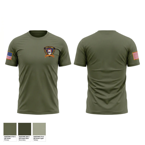 Short Sleeve Performance Shirt, 12TH LITTORAL LOGISTICS BATTALION, Marines, Teamtime, Team time, sublimation, custom sports apparel, team uniforms, spirit wear, spiritwear, sports uniforms, custom shirts, team store, custom team store, fundraiser sports, apparel fundraiser