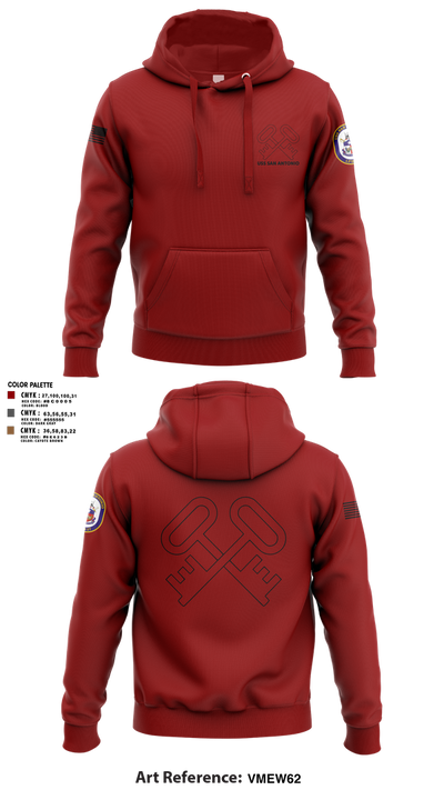 Uss San Antonio Hoodie - 1