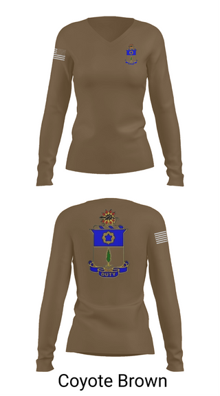 Womens Long Sleeve Vneck Shirt, C co. 4/21 Nightfighters, , Teamtime, Team time, sublimation, custom sports apparel, team uniforms, spirit wear, spiritwear, sports uniforms, custom shirts, team store, custom team store, fundraiser sports, apparel fundraiser