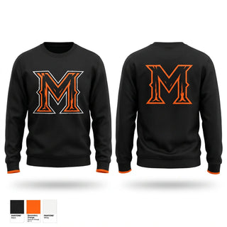 Crew Neck Sweatshirt, Montville Soccer, Men's Soccer, Teamtime, Team time, sublimation, custom sports apparel, team uniforms, spirit wear, spiritwear, sports uniforms, custom shirts, team store, custom team store, fundraiser sports, apparel fundraiser