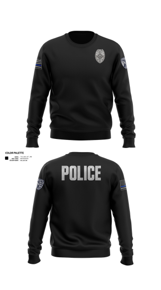 Crew Neck Sweatshirt, Lincoln Police Department, Police, Teamtime, Team time, sublimation, custom sports apparel, team uniforms, spirit wear, spiritwear, sports uniforms, custom shirts, team store, custom team store, fundraiser sports, apparel fundraiser