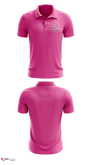 Short Sleeve Performance Polo, Illinois Dream, Women's Basketball, Teamtime, Team time, sublimation, custom sports apparel, team uniforms, spirit wear, spiritwear, sports uniforms, custom shirts, team store, custom team store, fundraiser sports, apparel fundraiser