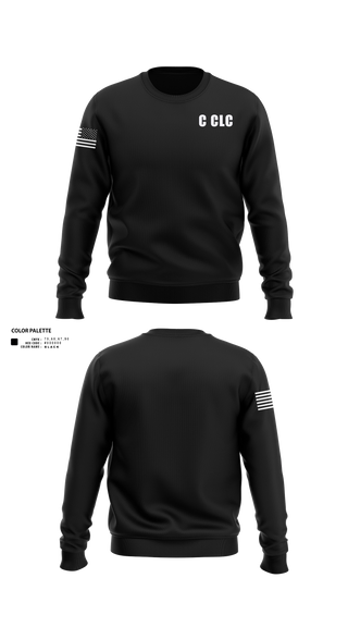 Crew Neck Sweatshirt, C CLC, National Guard, Teamtime, Team time, sublimation, custom sports apparel, team uniforms, spirit wear, spiritwear, sports uniforms, custom shirts, team store, custom team store, fundraiser sports, apparel fundraiser