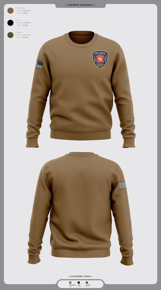 Crew Neck Sweatshirt, PCFD, , Teamtime, Team time, sublimation, custom sports apparel, team uniforms, spirit wear, spiritwear, sports uniforms, custom shirts, team store, custom team store, fundraiser sports, apparel fundraiser