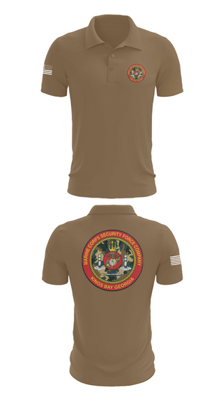 Short Sleeve Performance Polo, Marine Corps Security Forces Battalion, , Teamtime, Team time, sublimation, custom sports apparel, team uniforms, spirit wear, spiritwear, sports uniforms, custom shirts, team store, custom team store, fundraiser sports, apparel fundraiser