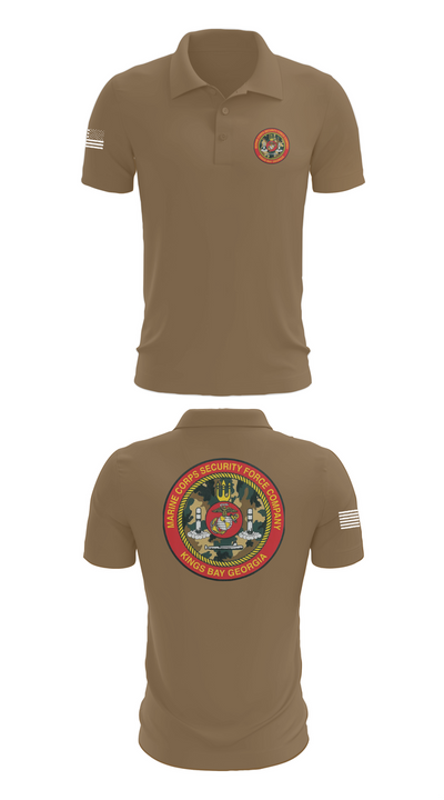 Marine Corps Security Forces Battalion 39264653 Short Sleeve Performance Polo - 7