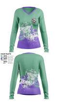 San Carlos Park Scorpion SC 40668547 Women's Long Sleeve V-neck Shirt - 1