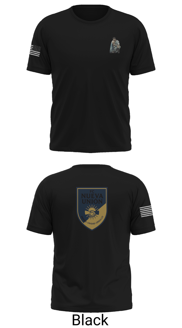 Short Sleeve Performance Shirt, FC Nueva Unión, Men's Soccer, Teamtime, Team time, sublimation, custom sports apparel, team uniforms, spirit wear, spiritwear, sports uniforms, custom shirts, team store, custom team store, fundraiser sports, apparel fundraiser