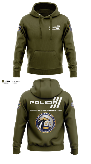 Hoodie, Inteligencia criminal, Police, Teamtime, Team time, sublimation, custom sports apparel, team uniforms, spirit wear, spiritwear, sports uniforms, custom shirts, team store, custom team store, fundraiser sports, apparel fundraiser