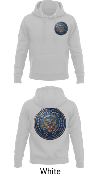 Hoodie, Estill Springs Police Department, Police, Teamtime, Team time, sublimation, custom sports apparel, team uniforms, spirit wear, spiritwear, sports uniforms, custom shirts, team store, custom team store, fundraiser sports, apparel fundraiser