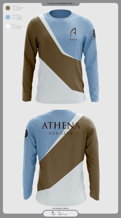 Athena Gun Club 10073430 Long Sleeve Performance Shirt 2