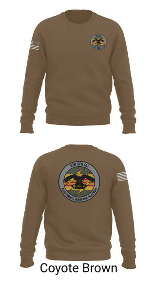 Crew Neck Sweatshirt, MICO GSB 5TH GROUP EW PLATOON, , Teamtime, Team time, sublimation, custom sports apparel, team uniforms, spirit wear, spiritwear, sports uniforms, custom shirts, team store, custom team store, fundraiser sports, apparel fundraiser