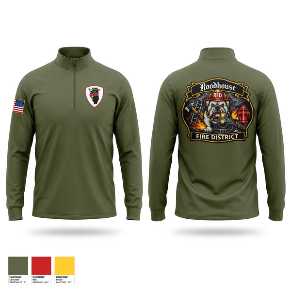 Windbreaker, Roodhouse Fire Protection District, Fire Department, Teamtime, Team time, sublimation, custom sports apparel, team uniforms, spirit wear, spiritwear, sports uniforms, custom shirts, team store, custom team store, fundraiser sports, apparel fundraiser
