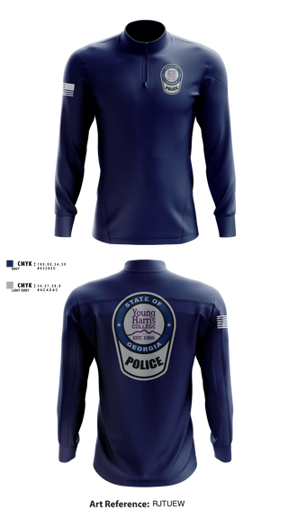 Quarter Zip Jacket, team name, Police, Teamtime, Team time, sublimation, custom sports apparel, team uniforms, spirit wear, spiritwear, sports uniforms, custom shirts, team store, custom team store, fundraiser sports, apparel fundraiser