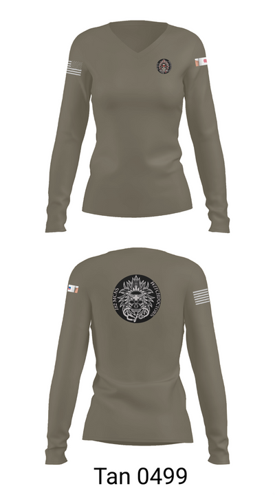 182nd MCAS 47053767 Women's Long Sleeve V-neck Shirt - 77