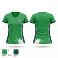 Mill Valley Tennis Club 32972266 Women's Short Sleeve V-neck Shirt - 1