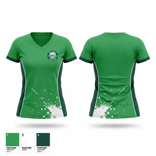 Womens Short Sleeve Vneck Shirt, Mill Valley Tennis Club, Tennis, Teamtime, Team time, sublimation, custom sports apparel, team uniforms, spirit wear, spiritwear, sports uniforms, custom shirts, team store, custom team store, fundraiser sports, apparel fundraiser