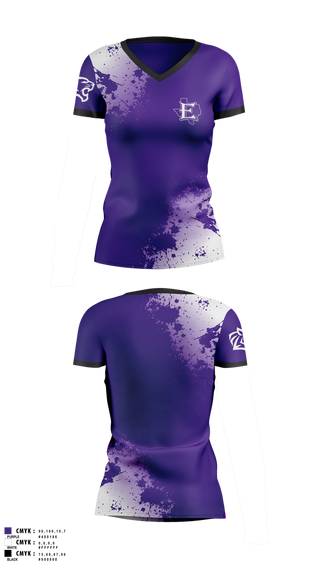 Womens Short Sleeve Vneck Shirt, Wildcats, Cross Country, Teamtime, Team time, sublimation, custom sports apparel, team uniforms, spirit wear, spiritwear, sports uniforms, custom shirts, team store, custom team store, fundraiser sports, apparel fundraiser