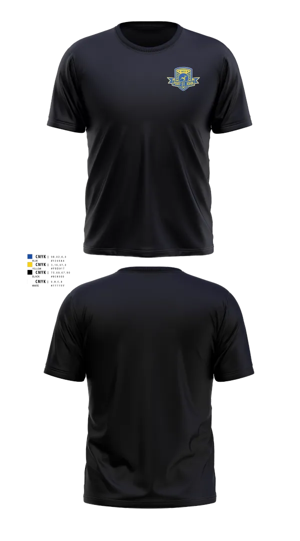 Short Sleeve Performance Shirt, Port St John United Soccer Club, Men's Soccer, Teamtime, Team time, sublimation, custom sports apparel, team uniforms, spirit wear, spiritwear, sports uniforms, custom shirts, team store, custom team store, fundraiser sports, apparel fundraiser