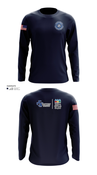 Long Sleeve Performance Shirt, Baptist Health Protective Services, Police, Teamtime, Team time, sublimation, custom sports apparel, team uniforms, spirit wear, spiritwear, sports uniforms, custom shirts, team store, custom team store, fundraiser sports, apparel fundraiser