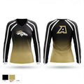 Allen Lady Mustangs 2802881 Women's Long Sleeve V-neck Shirt - 1