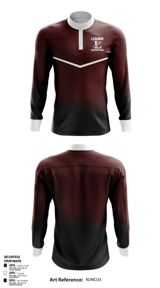 Quarter Zip Jacket, Lebanon High School Marching Band, , Teamtime, Team time, sublimation, custom sports apparel, team uniforms, spirit wear, spiritwear, sports uniforms, custom shirts, team store, custom team store, fundraiser sports, apparel fundraiser