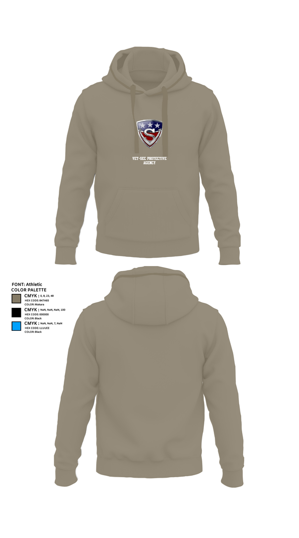 Hoodie, Vet-Sec Protective agency, , Teamtime, Team time, sublimation, custom sports apparel, team uniforms, spirit wear, spiritwear, sports uniforms, custom shirts, team store, custom team store, fundraiser sports, apparel fundraiser