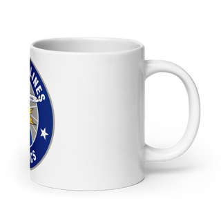 482FW 16916372 White Glossy Mug - Medium