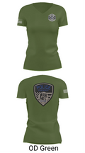 Dewey Police Department 16354640 Women's Short Sleeve V-neck Shirt - 46
