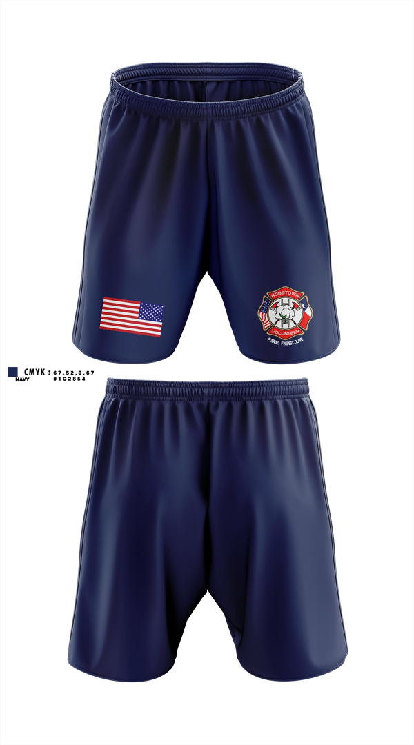 Athletic Shorts With Pockets, Robstown Volunteer Fire Department, Fire Department, Teamtime, Team time, sublimation, custom sports apparel, team uniforms, spirit wear, spiritwear, sports uniforms, custom shirts, team store, custom team store, fundraiser sports, apparel fundraiser
