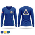 Undersea Rescue Command Women's Long Sleeve V-neck Shirt - 1