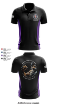 AFJROTC MS-081 DRONE TEAM 88778530 Short Sleeve Performance Polo - 213