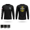 USS NEVADA Chief’s Mess Long Sleeve Performance Shirt - 1