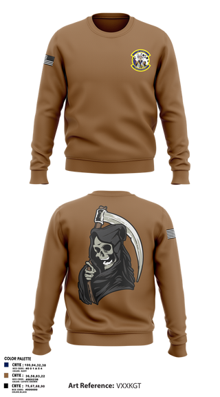 Crew Neck Sweatshirt, 89th ATKS, Air Force, Teamtime, Team time, sublimation, custom sports apparel, team uniforms, spirit wear, spiritwear, sports uniforms, custom shirts, team store, custom team store, fundraiser sports, apparel fundraiser