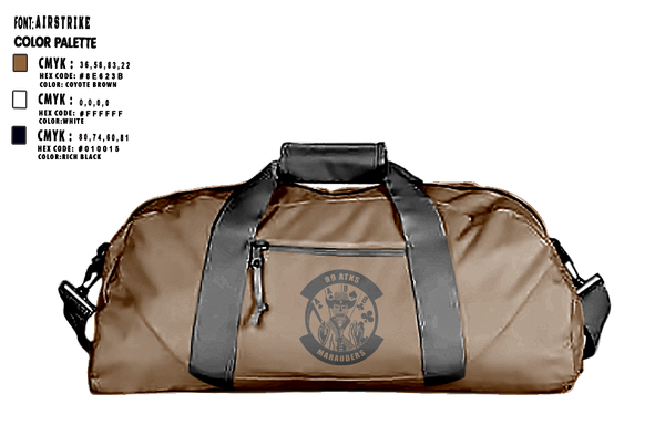 Duffle Bag, 89 ATKS 2, Air Force, Teamtime, Team time, sublimation, custom sports apparel, team uniforms, spirit wear, spiritwear, sports uniforms, custom shirts, team store, custom team store, fundraiser sports, apparel fundraiser