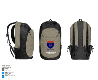 Gear Bag, California District 66 Little League, Baseball, Teamtime, Team time, sublimation, custom sports apparel, team uniforms, spirit wear, spiritwear, sports uniforms, custom shirts, team store, custom team store, fundraiser sports, apparel fundraiser