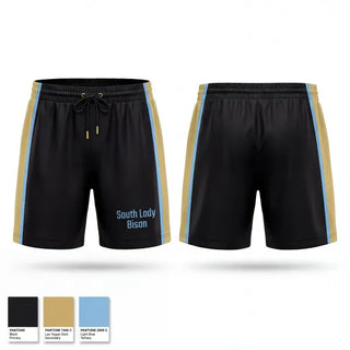 Athletic Shorts With Pockets, South Lady Bison, Wrestling, Teamtime, Team time, sublimation, custom sports apparel, team uniforms, spirit wear, spiritwear, sports uniforms, custom shirts, team store, custom team store, fundraiser sports, apparel fundraiser