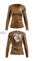 61st Eagle Squadron 97099286 Women's Long Sleeve V-neck Shirt - 21