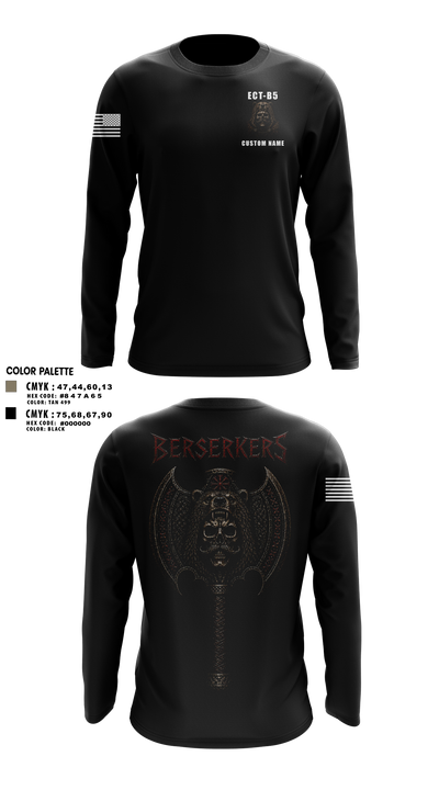 11th Cyber BN 22595859 Long Sleeve Performance Shirt 124