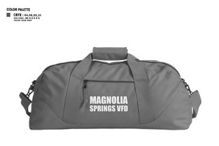 Duffle Bag, Magnolia Springs VFD, EMS/EMT, Teamtime, Team time, sublimation, custom sports apparel, team uniforms, spirit wear, spiritwear, sports uniforms, custom shirts, team store, custom team store, fundraiser sports, apparel fundraiser