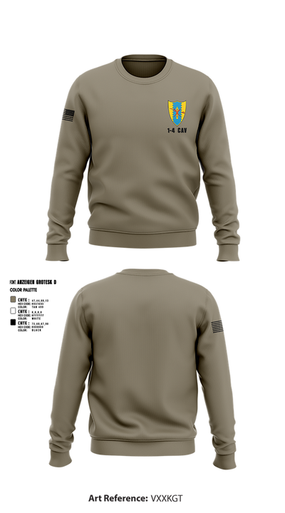 1-4 Cav 62172182 Crew Neck Sweatshirt - 4