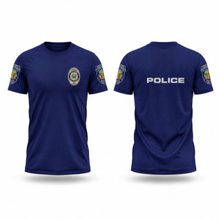 Old School Cotton Feel Shirt, Struthers Police, Police, Teamtime, Team time, sublimation, custom sports apparel, team uniforms, spirit wear, spiritwear, sports uniforms, custom shirts, team store, custom team store, fundraiser sports, apparel fundraiser