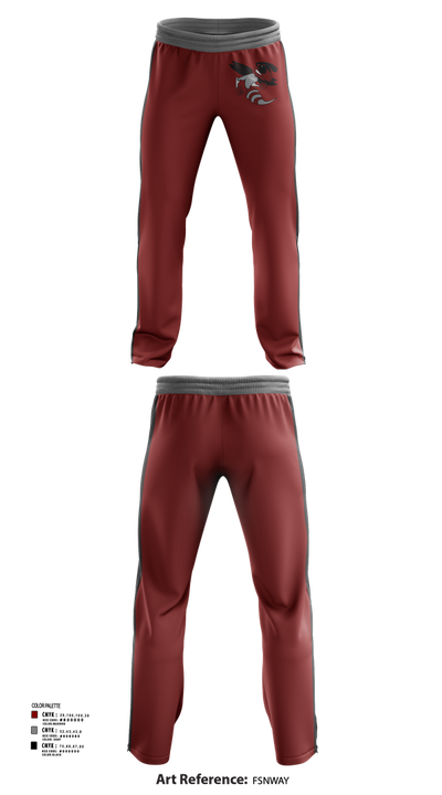 Fairmont Heights High School Basketball 2984774 Sweatpants - 41