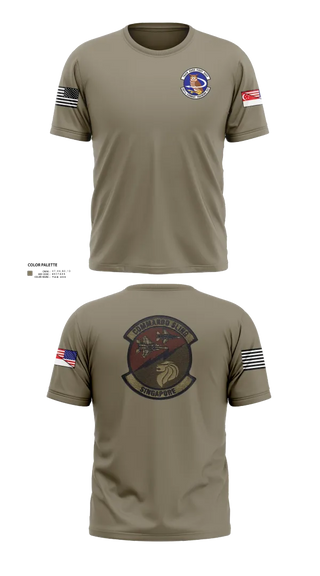 Old School Cotton Feel Shirt, 497 COMBAT TRAINING FLIGHT, Air Force, Teamtime, Team time, sublimation, custom sports apparel, team uniforms, spirit wear, spiritwear, sports uniforms, custom shirts, team store, custom team store, fundraiser sports, apparel fundraiser
