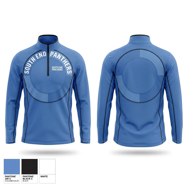 Quarter Zip Jacket, South End Panthers, Baseball, Teamtime, Team time, sublimation, custom sports apparel, team uniforms, spirit wear, spiritwear, sports uniforms, custom shirts, team store, custom team store, fundraiser sports, apparel fundraiser