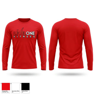 Long Sleeve Performance Shirt, Levelonefitness, , Teamtime, Team time, sublimation, custom sports apparel, team uniforms, spirit wear, spiritwear, sports uniforms, custom shirts, team store, custom team store, fundraiser sports, apparel fundraiser