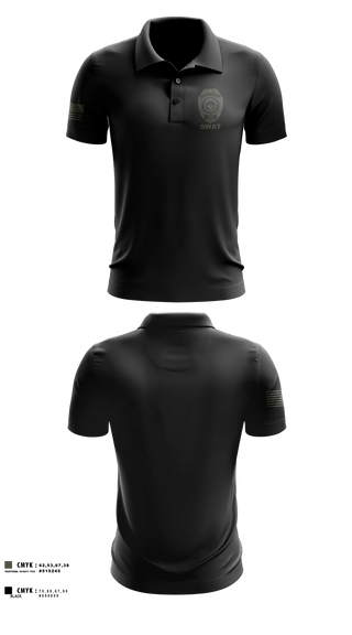 Short Sleeve Performance Polo, Springfield Ohio SWAT, Police, Teamtime, Team time, sublimation, custom sports apparel, team uniforms, spirit wear, spiritwear, sports uniforms, custom shirts, team store, custom team store, fundraiser sports, apparel fundraiser