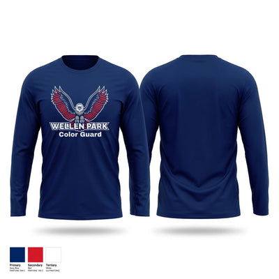 Wellen Park High School Color Guard Long Sleeve Performance Shirt 2
