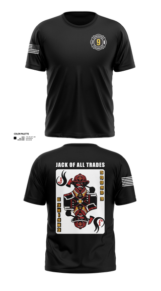 Short Sleeve Performance Shirt, Station 9, Fire Department, Teamtime, Team time, sublimation, custom sports apparel, team uniforms, spirit wear, spiritwear, sports uniforms, custom shirts, team store, custom team store, fundraiser sports, apparel fundraiser