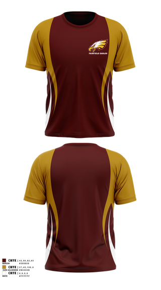Short Sleeve Performance Shirt, Fairfield Eagles, Spirit Store, Teamtime, Team time, sublimation, custom sports apparel, team uniforms, spirit wear, spiritwear, sports uniforms, custom shirts, team store, custom team store, fundraiser sports, apparel fundraiser